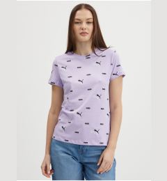 Снимка на Light purple Puma Logo Power T-Shirt - Women