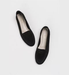 Снимка на LuviShoes F02 Women's Black Suede Flats