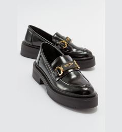 Снимка на LuviShoes UNTE Women's Black Spreading Loafers