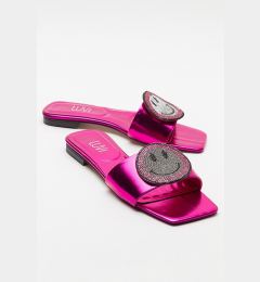 Снимка на LuviShoes YAVN Women's Fuchsia Stone Slippers