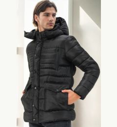 Снимка на M8657 DEWBERRY MEN'S COAT-BLACK-1