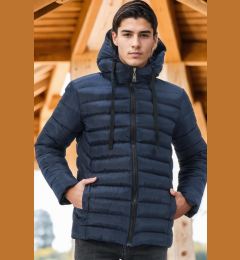 Снимка на M8658 DEWBERRY MEN'S COAT-DARK NAVY BLUE