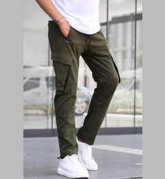Снимка на Madmext Khaki Cargo Pocket Jogger Pants 5791