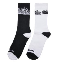 Снимка на Major City 089 Socks 2-Pack Black/White