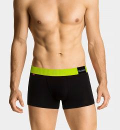 Снимка на Man boxers ATLANTIC PREMIUM with mikromodal - black/yellow