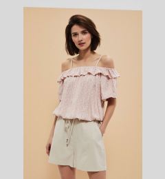 Снимка на Marisse Cold Arms Shirt With Ruffles L-Ko-3750 L.Terra Cotta