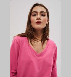 Снимка на Marisse V-Neck Sweatshirt L-Bl-3702 Pink