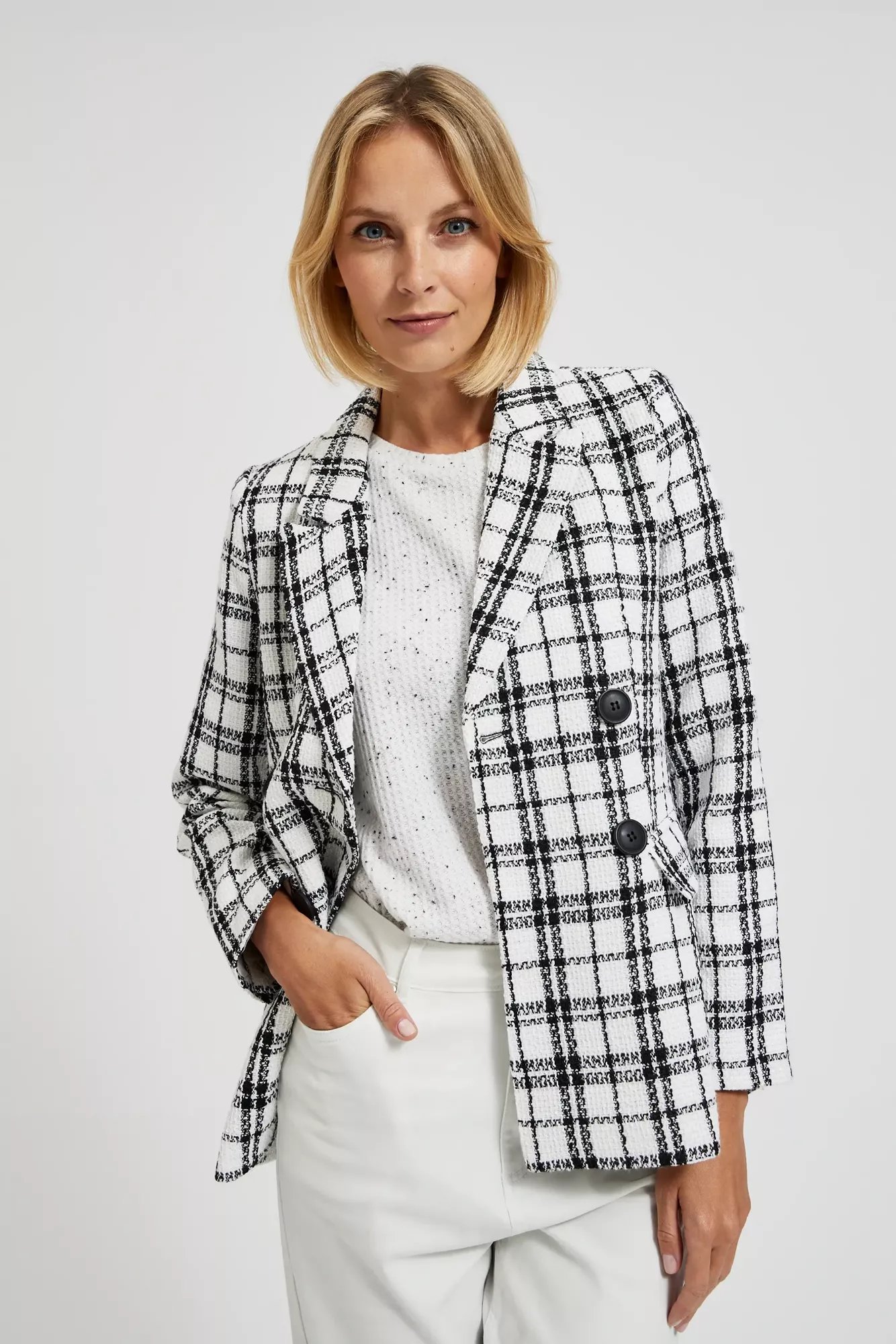 Снимка на Marisse Women's Jacket L-Mr-4303 Black_White