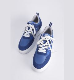 Снимка на Marjin Men's Sneakers Thick Sole Lace-Up Sneakers Vetur Royal.