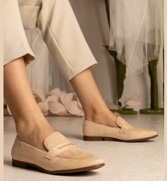 Снимка на marka niezdefiniowana Beige classic women's moccasins Nageri