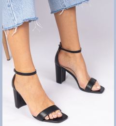 Снимка на marka niezdefiniowana Black block heel sandals Kasedi