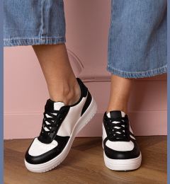 Снимка на marka niezdefiniowana Black glitter-embellished sneakers Blona