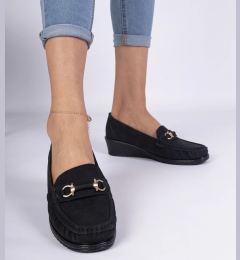 Снимка на marka niezdefiniowana Black loafers with a wedge Sambada