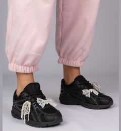 Снимка на marka niezdefiniowana Black sneakers with detachable decorations Lekrus