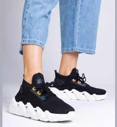 Снимка на marka niezdefiniowana Black sporty sneakers with a massive sole Sally