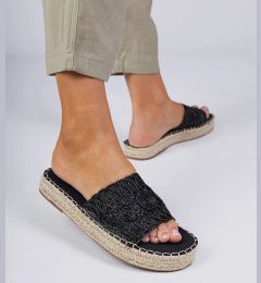 Снимка на marka niezdefiniowana Black women's flip-flops Wild Sunflower