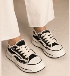 Снимка на marka niezdefiniowana Black women's high-sole sneakers Kallara