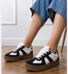 Снимка на marka niezdefiniowana Black women's platform sneakers Serila