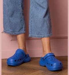 Снимка на marka niezdefiniowana Blue enclosed platform mules Kameris