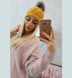 Снимка на marka niezdefiniowana Cap K166 mustard