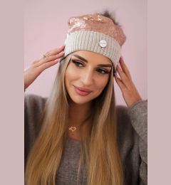Снимка на marka niezdefiniowana Cap K198 beige
