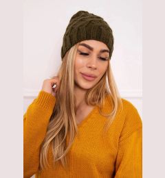 Снимка на marka niezdefiniowana Cap with fleece Agnieszka K239 khaki