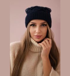 Снимка на marka niezdefiniowana Cap with fleece Alice K248 jeans+blue