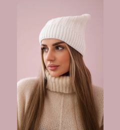 Снимка на marka niezdefiniowana Cap with fleece Anna K238 ecru