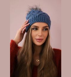 Снимка на marka niezdefiniowana Cap with fleece Ela K242 jeans