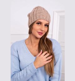 Снимка на marka niezdefiniowana Cap with fleece Ida K320 dark beige