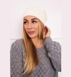 Снимка на marka niezdefiniowana Cap with fleece Justyna K253 ecru