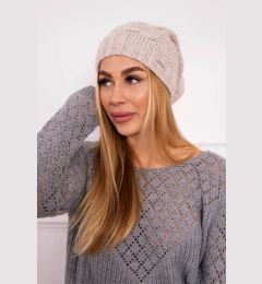 Снимка на marka niezdefiniowana Cap with fleece Justyna K253 light beige