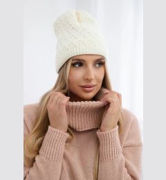 Снимка на marka niezdefiniowana Cap with fleece Kratka K204 ecru