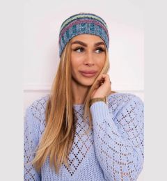 Снимка на marka niezdefiniowana Cap with fleece Krystyna K207 fuchsia + blue