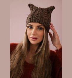 Снимка на marka niezdefiniowana Cap with fleece Rabbid K237 cappuccino