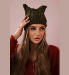Снимка на marka niezdefiniowana Cap with fleece Rabbid K237 khaki