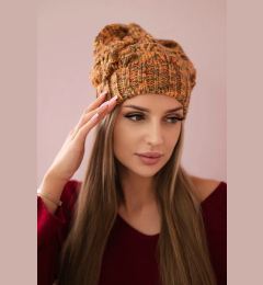 Снимка на marka niezdefiniowana Cap with fleece Roksana K209 brown