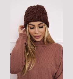 Снимка на marka niezdefiniowana Cap with fleece Roma Bis K235 brown