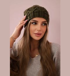 Снимка на marka niezdefiniowana Cap with fleece Sonia K201 khaki