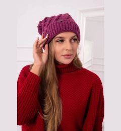 Снимка на marka niezdefiniowana Cap with fleece Wanda K281 dark violet