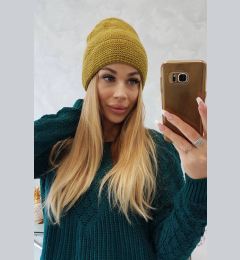 Снимка на marka niezdefiniowana Cap with mohair K223 kiwi