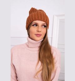 Снимка на marka niezdefiniowana Cap with turn up Magda K293 camel