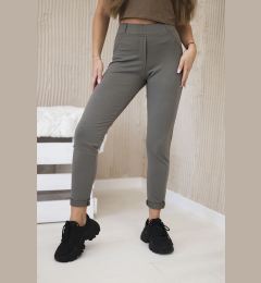 Снимка на marka niezdefiniowana Cotton trousers with back pockets khaki