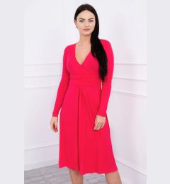 Снимка на marka niezdefiniowana Dress cut under the bust, long sleeve fuchsia