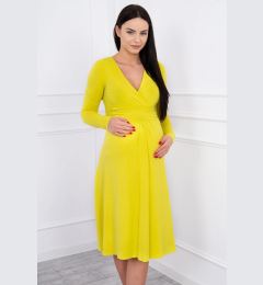 Снимка на marka niezdefiniowana Dress cut under the bust, long sleeve kiwi