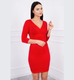 Снимка на marka niezdefiniowana Dress fitted with a cut under the bust red