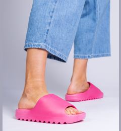 Снимка на marka niezdefiniowana Fuchsia rubber women's slides Serrano