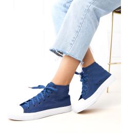 Снимка на marka niezdefiniowana Ghanem High-Top Denim Sneakers