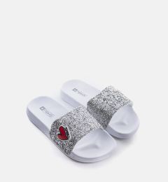 Снимка на marka niezdefiniowana Gray glitter children's slides Boncoeur