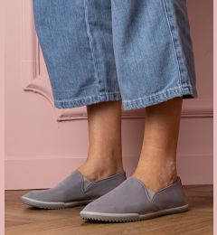Снимка на marka niezdefiniowana Gray women's slip-on sneakers Kendi
